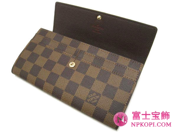 (LOUIS VUITTON)ルイヴィトン ブランドコピー ダミエ長財布 ポルトフォイユサラ N61734